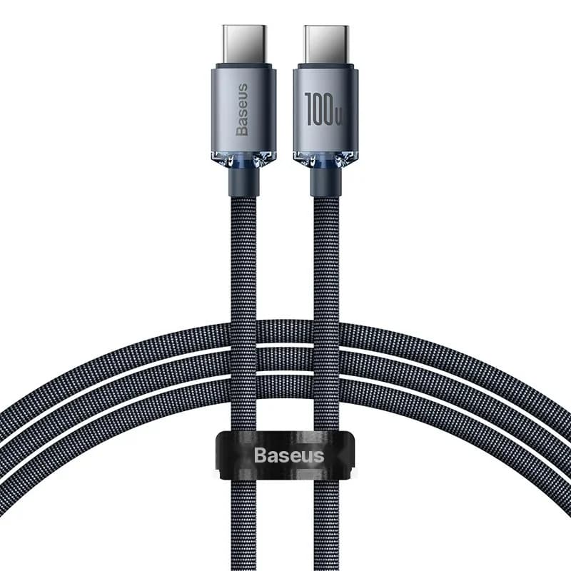 100W PD USB-C - USB-C-pikavirtakaapeli