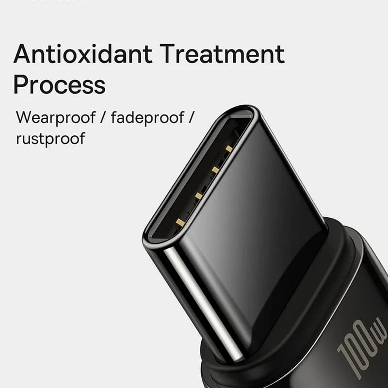 USB-C-pikalataus- ja datakaapeli, tukee 100W