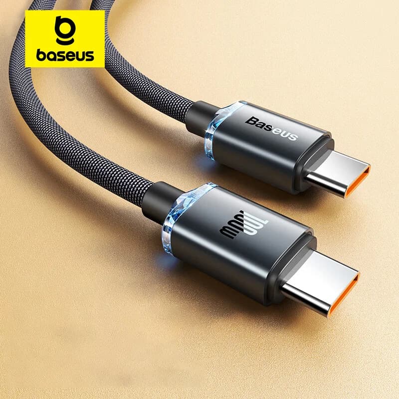 100W PD USB-C - USB-C-pikavirtakaapeli
